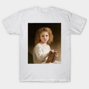 The Story Book by William-Adolphe Bouguereau T-Shirt